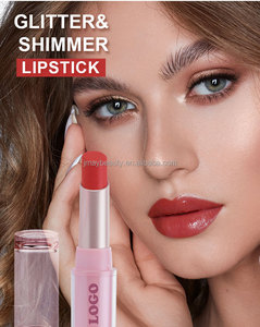 Rouge à lèvres brillant longue tenue waterproof, cosmétique de beauté, tube <span class=keywords><strong>rose</strong></span> pailleté, haute pigmentation, rouge à lèvres crème mat velours - Product Image 3