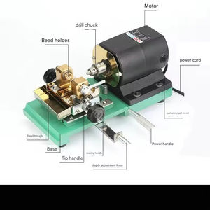 Macchina per Foratura di Perle in Legno Buddha con Motore in Cera d'Api, Diametro Massimo di Foratura 4mm, 110/220V, Facile da Usare, Marca VK - Product Image 4