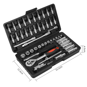 Offre Spéciale : Kit de 94 Pièces d'Outils Durables en Acier au Carbone pour Réparation Automobile (Clés à Douille et Embouts de Tournevis) avec Mallette Souple - Product Image 1