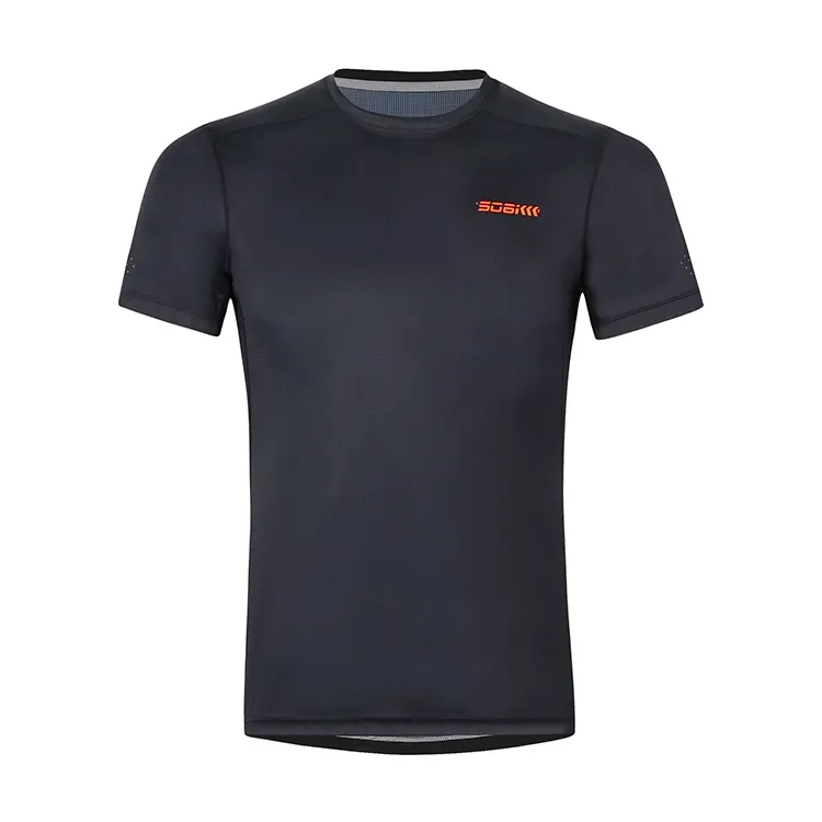 custom MITI fabric short sleeve running wear men t shirt