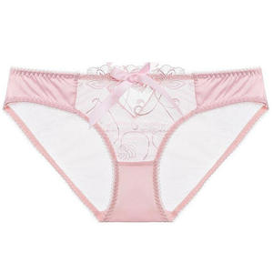 Venta al por mayor de fábrica: Bragas de mujer de malla calada bordadas, ropa interior sexy de encaje para mujer - Product Image 5