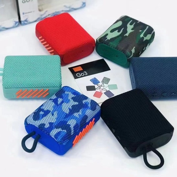 HAOXUAN Gold Brick 3rd Generation Plastic Bluetooth Speaker Wireless Mini Outdoor Portable Subwoofer