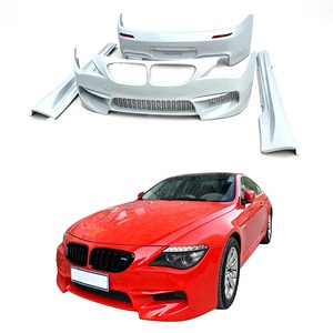 Kit Carrosserie M6 FRP pour BMW Série 6 630i <span class=keywords><strong>640i</strong></span> 650i <span class=keywords><strong>E63</strong></span> 2004-2007 : Pare-chocs Avant, Jupes Latérales, Pare-chocs Arrière en Fibre de Verre - Product Image 1