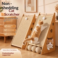 Griffoir pour chat en sisal, design vertical, très résistant, sans fibres lâches, style épuré, protège le canapé