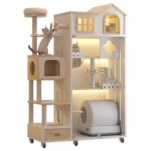 Venta Directa de Fábrica Disponible, Villa para Gatos de Lujo, Minimalista, Duradera y Práctica, con <span class=keywords><strong>Arenero</strong></span> Automático - Product Image 3