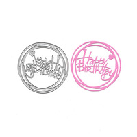 Fustelle in Metallo per Compleanno, per Scrapbooking e Creazione di Biglietti, Coltello per Fustellatura