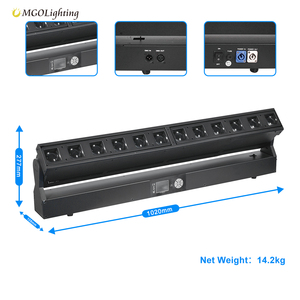 Pixel DMX thanh ánh sáng sân khấu lưu trữ trường hợp 4 di chuyển đầu chùm Mixer DJ Robot 550W 4in1 zoom dẫn ánh sáng cho tổ chức sự kiện - Product Image 2