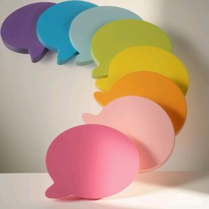 Notes autocollantes magnétiques colorées à bulles mignonnes pour l'école de bureau à domicile bon pour écrire cadeau forte marque papier coloré résistant à la déchirure - Product Image 1