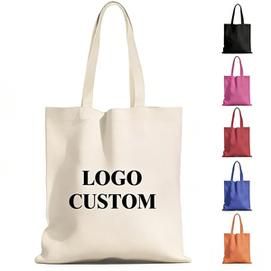 Bolsas de Tela de Algodón Reutilizables con Logotipo Personalizado para Regalos, Trabajo, Compras y Fiestas - Product Image 1