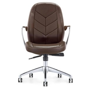 Silla de oficina moderna y cómoda de cuero 36019-1612C/B/A - Product Image 3