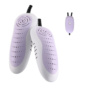 Sèche-chaussures électrique portable avec minuterie 4H 8H 12H, chauffage PTC, chauffe-bottes, désodorisant multifonctionnel pour bottes et gants, violet - Product Image 2