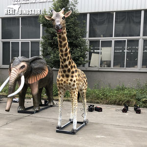 Parc d'attractions Zoo grandeur nature 3D Modèle géant Simulation d'animal Animatronique Girafe - Product Image 5