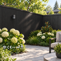 Panneau mural en bois WPC moderne de couleur personnalisée pour la décoration murale extérieure