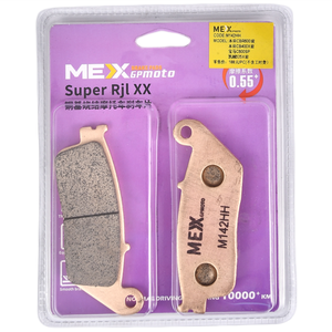 Kampas Rem Sinter Berbahan Tembaga untuk Sepeda Motor MEX M142HH untuk Depan Honda CBR600 Honda CB400X BMW C600SP Excelle 525X - Product Image 5