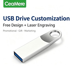 Clés USB 3.0 miniatures en métal en gros, 8 Go, 16 Go, 32 Go, 64 Go, 128 Go. Diverses options de clés USB disponibles. - Product Image 1