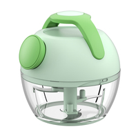 Robot culinaire multifonctionnel miniature pour la cuisine, hachoir manuel, trancheuse, mixeur, hachoir à ail, hachoir à légumes manuel