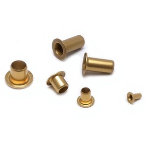 Remaches huecos de latón FF con brida GB975 Grado B Nivel 4.8 para equipos de comunicación - Product Image 1
