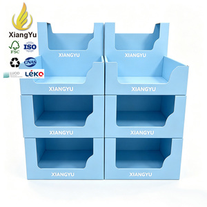 Exhibidores de Palés Corrugados Reciclables Resistentes y Ecológicos, de Múltiples Niveles, con Frente Abierto, Impresos en Cuatro Colores para Mercancías de Alta Rotación - Product Image 1