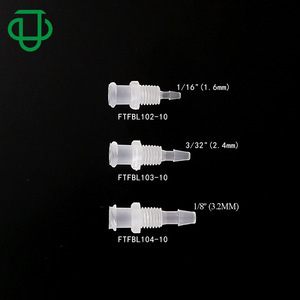 ข้อต่อพลาสติก PP-Nylon ขนาด 1/4-28UNF แบบเกลียวใน สำหรับยึดผ่านแผ่นเพื่อเชื่อมต่อท่ออ่อน - Product Image 5