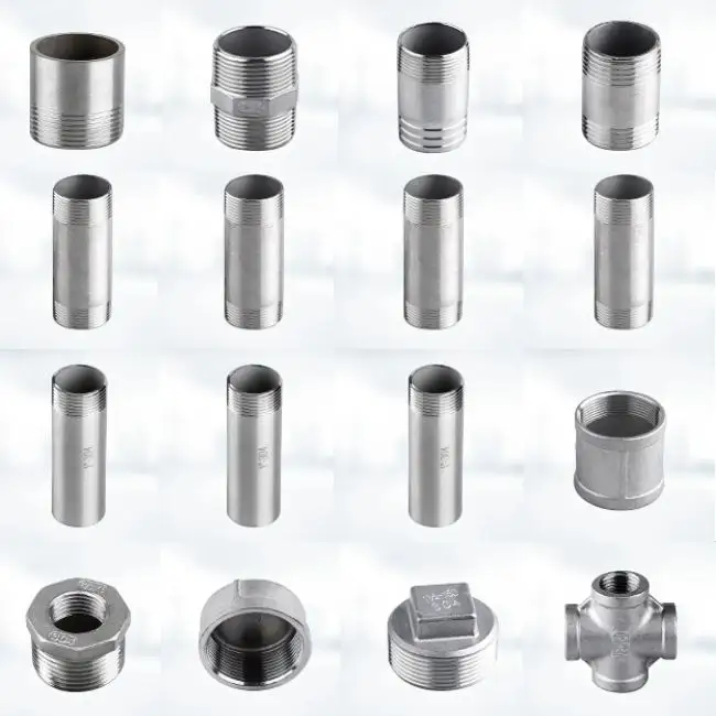 SS304 Top quality sanitary stainless steel welding anticorrosion tee elbow adapters coupling tri clamp 4 way cross pipe fitting