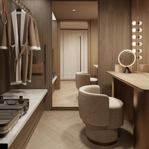 Ensemble complet de mobilier de chambre d'hôtel d'affaires moderne, personnalisé, de luxe, écologique et résistant à l'eau pour appartement commercial - Product Image 3