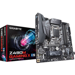 GIGABYTE Z490M GAMING X — <span class=keywords><strong>carte</strong></span> mère de haute qualité, processeur compatible avec CPU 10900K/10700K (Intel z990/LGA 1200) - Product Image 1