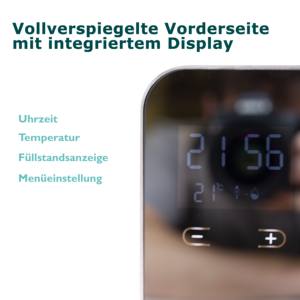 Distributeur automatique de savon liquide sans contact avec capteur, 480 ml, rechargeable, en alliage d'aluminium, écran LCD, affichage de la température, cuisine, salle de bain - Product Image 3