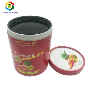 De grado de alimentos cartón ronda tubo de papel caja de embalaje de café de tubo para alimentos - Product Image 2