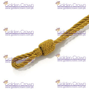 เชือกถักหมวกสีทองแบบเกลียวเชือกสำหรับสวมหมวกสั่งทำได้ - Product Image 2