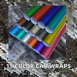 Film de protection de voiture en <span class=keywords><strong>vinyle</strong></span> PET TPU brillant effet cristal gris Nardo profond, épaisseur 7,5 mil, personnalisable, vente en gros directe usine, 5 autocollants pour voiture - Product Image 6