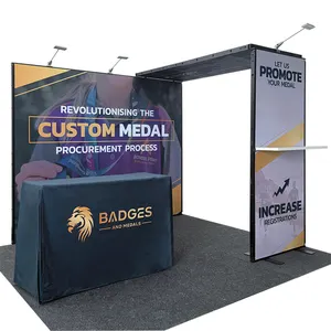 The Most Value To Purchase Modular Aluminum Trade Show Booth 10x10ft Exhibition Booth Display Stand For Event