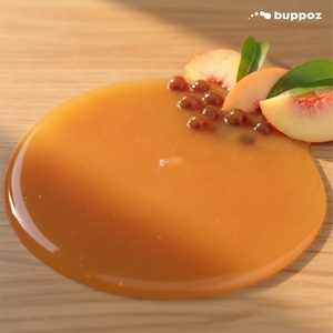 น้ำเชื่อมรสพีชไต้หวัน ได้รับการรับรองฮาลาล สำหรับชงชาไข่มุก - Product Image 2