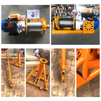 Équipement de levage 300kg 500kg 800kg 1000kg Mobile Portable Électrique Singe Ascenseur Mini Grue Construction Autres Treuils