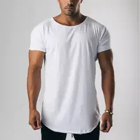 Longline Asymmetric Raw Hem Wholesale Plain White T Shirtsfob Reference  Price: Get La - China T-Shirt and T-Shirts price