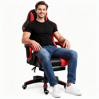 Chaise de jeu de course Esports avec accoudoirs et repose-pieds articulés, chaise d'ordinateur ergonomique, vente en gros