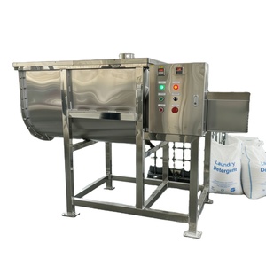Miscelatore Industriale Orizzontale a Nastro <span class=keywords><strong>Saturn</strong></span>, Capacità 100kg per Polveri Alimentari e Spezie, con Miscelazione Rapida e Delicata e Alta Uniformità - Product Image 1