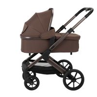 Poussette Bébé Fiable, Design Élégant, 0-4 Ans, Nacelle pour Nouveau-né, Poussette Haute Vue, Landau Bébé