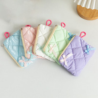 Pochette de Maquillage Mini Personnalisée en Gros, Trousse de Toilette Portable pour Femme, Petite Pochette de Voyage à Fermeture Éclair, Portefeuille et Sac Cosmétique pour Rouge à Lèvres