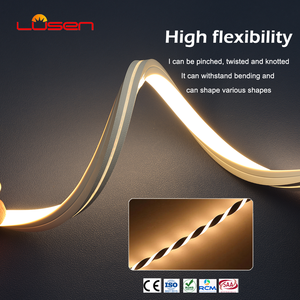 Hs-khía loạt 1010 với các cạnh Neon Silicone khuếch tán bìa cho <span class=keywords><strong>LED</strong></span> Strip cho DIY thiết kế Neon dấu hiệu cho 10 mét <span class=keywords><strong>LED</strong></span> Strip - Product Image 5