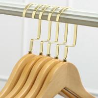 Cintres en bois pour magasins de vêtements, cintres en bois massif, vente en gros de cintres en bois massif