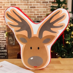 Décoration de maison de vacances festive motifs personnalisés sur le thème de l'arbre de Noël oreiller voyage/coussin décoratif extérieur - Product Image 3
