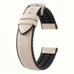 สายนาฬิกาหนังซิลิโคนไฮบริดคุณภาพสูง Upro สำหรับนาฬิกา Rlx ขนาด 20 มม. ดีไซน์แบบถัก สปอร์ต สายนาฬิกาสำรอง - Product Image 2