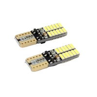 Raych-bombilla LED de fábrica T10 24SMD4014, luces de lectura, señal de giro, sin error, canbus, tamaño pequeño
