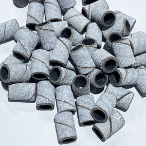 Blanco 150 #240 # banda de arena para uñas broca de pulido cabeza de pulido herramienta de taladro de Arte de uñas con anillo de arena juego de <span class=keywords><strong>manicura</strong></span> y pedicura - Product Image 1