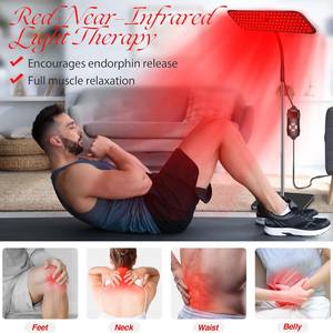 Dispositivo <span class=keywords><strong>de</strong></span> Panel <span class=keywords><strong>de</strong></span> Luz Infrarroja Cercana <span class=keywords><strong>de</strong></span> 660nm y 850nm para Uso Facial y Corporal en el Hogar, con Soporte Ajustable y Temporizador, Lámpara LED <span class=keywords><strong>de</strong></span> Luz Roja - Product Image 5