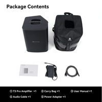 Musiccube T3Pro – Amplificateur de Guitare Multi-Effets 3 Canaux avec Préréglages Modifiables pour Musique de Rue et Enceintes PA