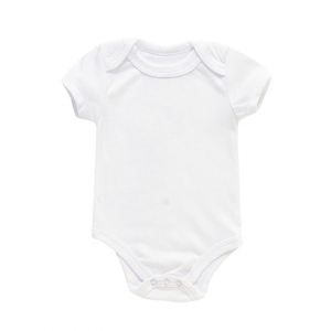 Solid Color Short Sleeve <strong>Onesies</strong> Bodysuits Cotton Ropa Para Bebes Romper Baby Clothes Wholesale <strong>Cheap</strong> 100% Polyester Summer - Product Image 6