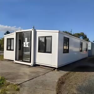 Luxe 20ft 30ft 40ft Australisch Modern Tiny House 1 2 3 Slaapkamer Modulaire Stalen <span class=keywords><strong>Container</strong></span> Huizen Met Badkamer En Keuken - Product Image 1
