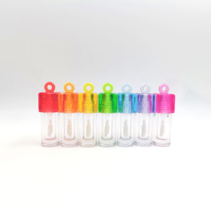 New Arrival 1.5ml PETG/AS Clear <b>Mini</b> Lip Gloss Tube Empty Portable Liquid Lipstick <b>Bottle</b> With Pendant For Makeup Container - Product Image 3