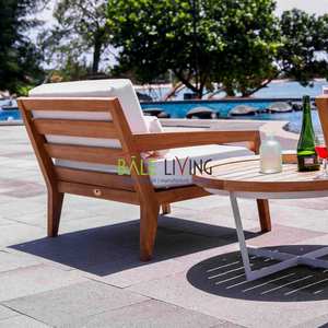 Discover the Cattalina Moana Chair a <b>garden</b> crafted from durable teak wood timeless with outdoor resilience for your serene - Product Image 6